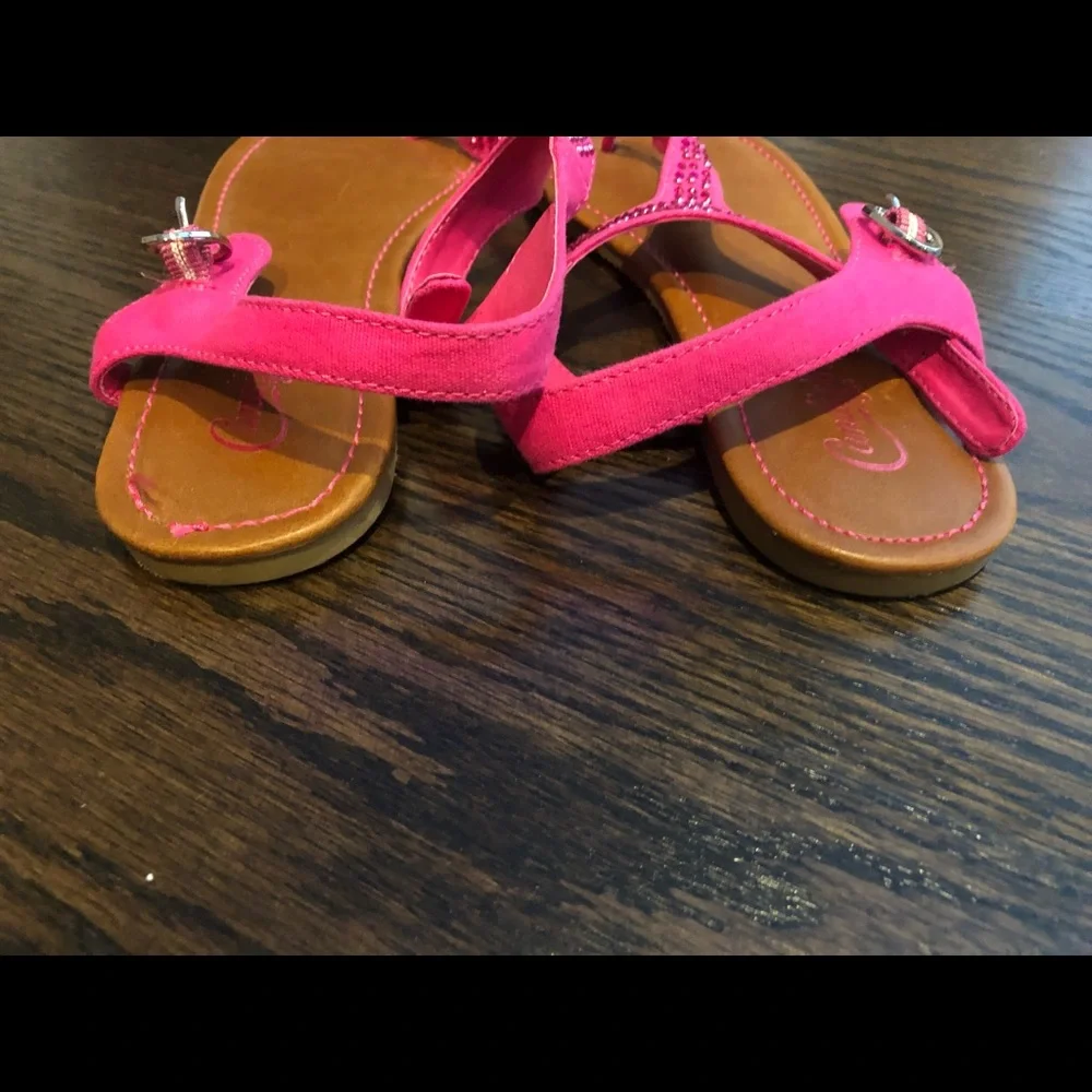 Candies girls sparkly sandals size 4